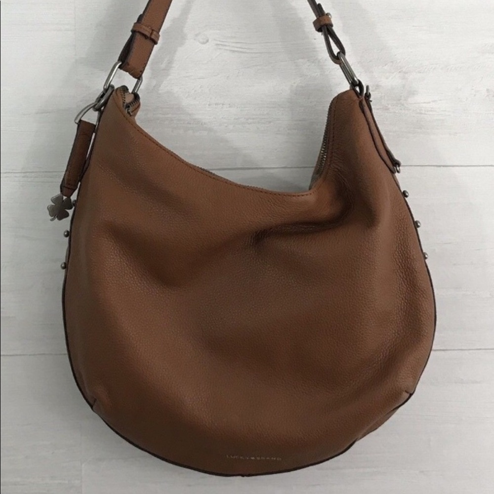 Lucky brand cognac shoulder bag